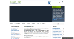 Desktop Screenshot of maantech.com