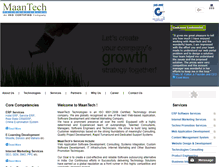 Tablet Screenshot of maantech.com